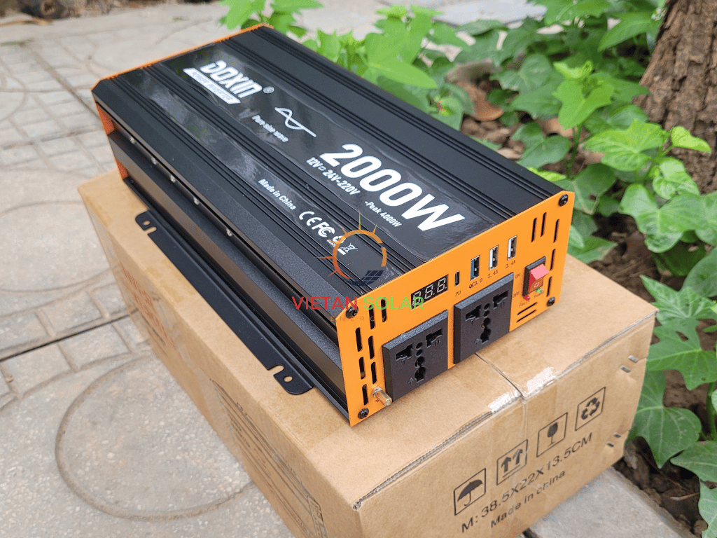 Kích điện 12v lên 220v sin chuẩn 2000w doxin